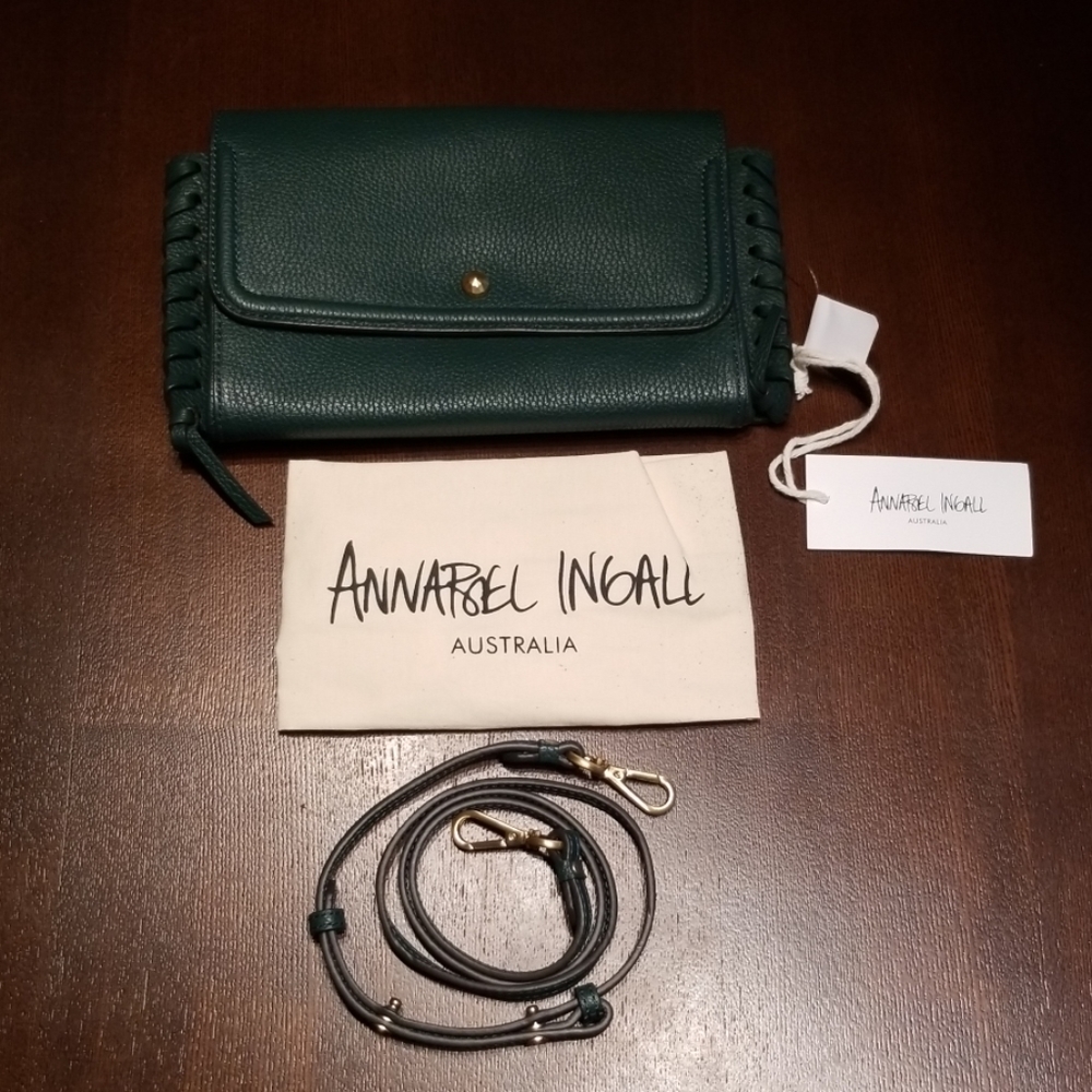 Oversized Green Crossbody Bag - Picture 2 of 8